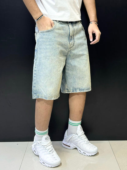 Vintage Loose-Fit Denim Jorts