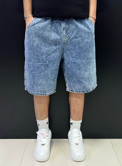 Men's Vintage Wash Denim Shorts