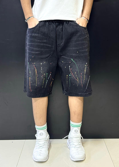 Splash Art Denim Jorts