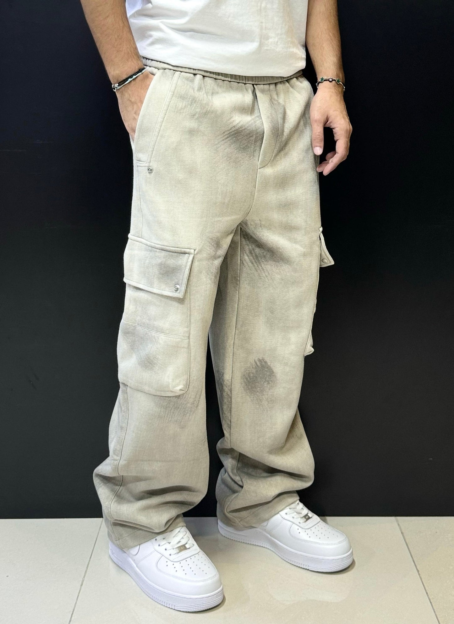 Washed Cargo Pants