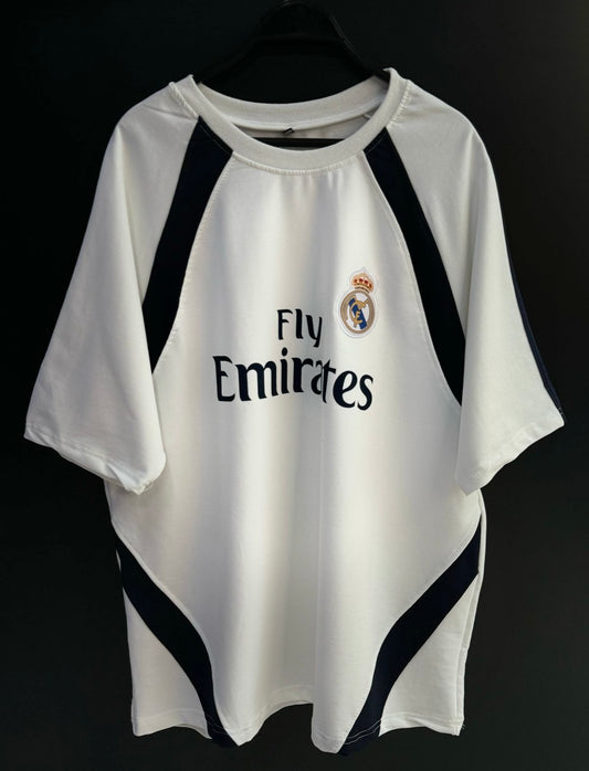 Real Madrid-Inspired Oversized T-Shirt