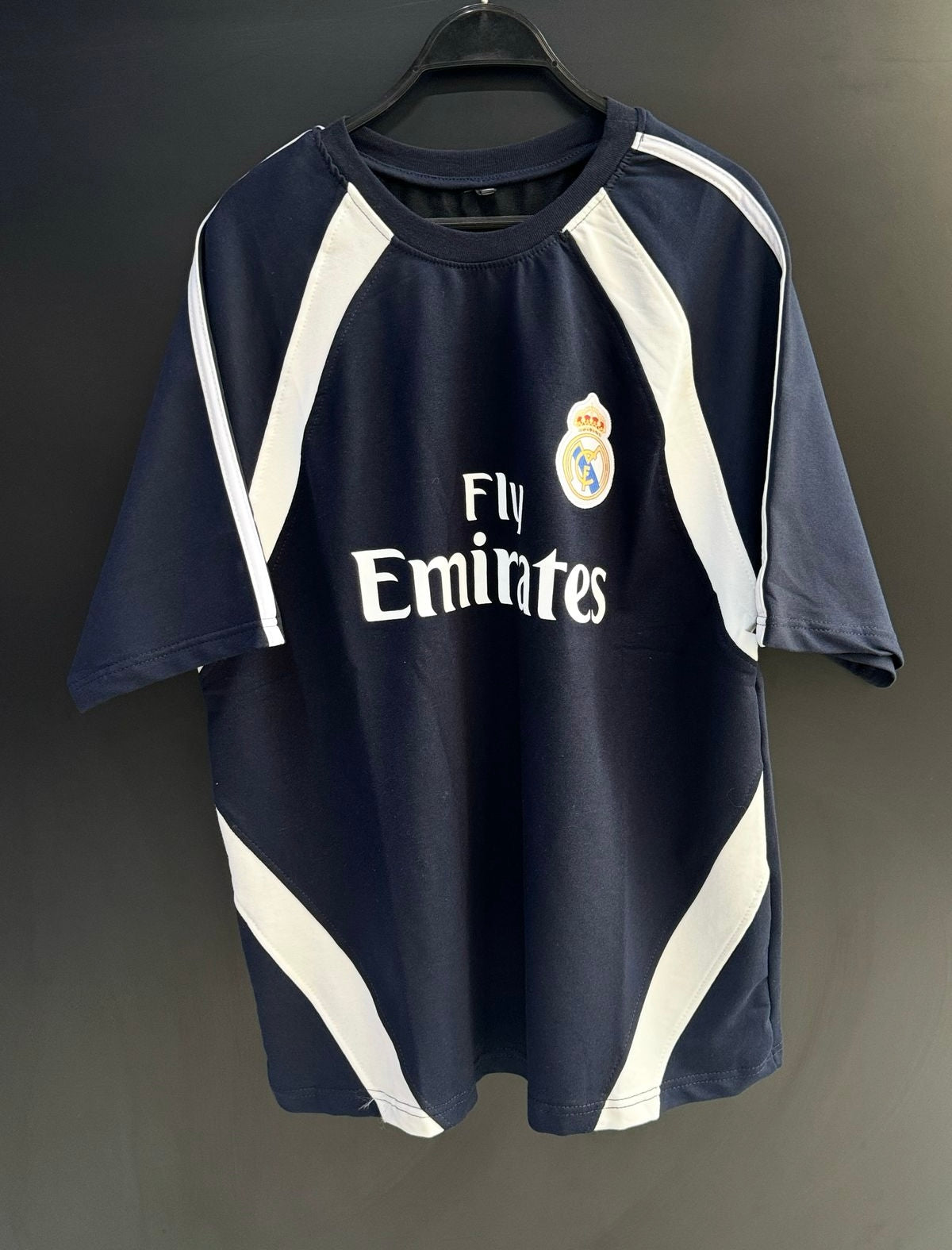 Real Madrid-Inspired Oversized T-Shirt