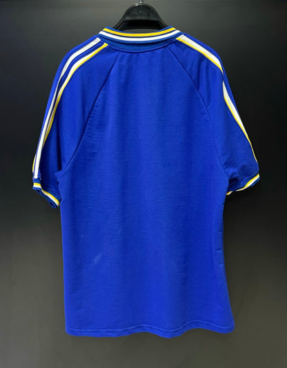 Brazil Retro Blue Polo Jersey